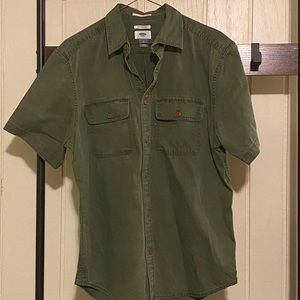 Medium, Old Navy, Green Tan, Shirt